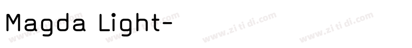 Magda Light字体转换